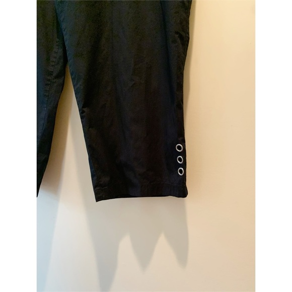 MOSSIMO STRETCH Sz 20W Black Color Stretch Cargo Style Capri - Picture 5 of 7
